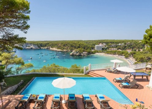 Villa Ambar Caleta in Cala Galdana, Sea Views and Garden
