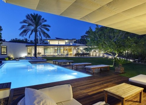 Villa Marea Caleta in San Antonio, sea views and pool