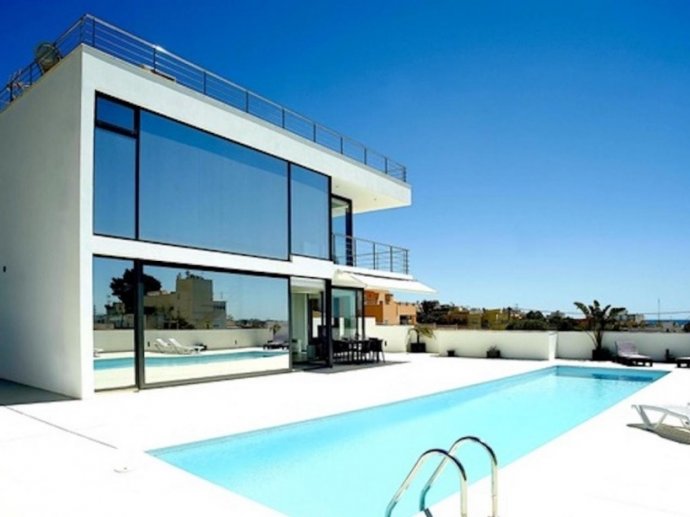 Villa Violeta Jardin in Ibiza Town, Modern Style and Sea Views