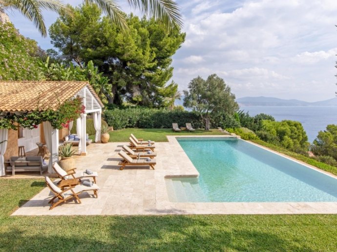 Casa Naiara Oasis in Es Cubells, Frontline Sea Views