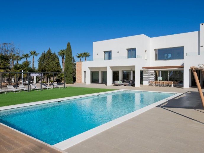 Villa Tina Javier in Jesus Ibiza, 7BR with Private Pool and sea views